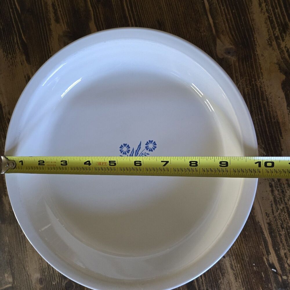 Corning Ware Cornflower Blue P 309 B 9 Inch Pie Plate Pan - Picture 6 of 8
